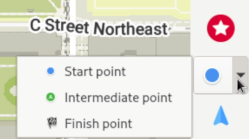 设置起点和终点